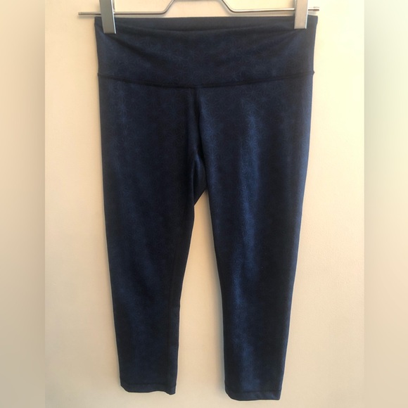 Lululemon Navy Starburst cropped leggings size 6 - Picture 5 of 8